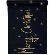 bieznik merry christmas czarny santex 500 x 30 cm