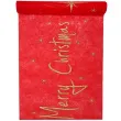 bieznik merry christmas czerwony santex 500 x 30 cm