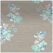 bieznik turkusowe drobne kwiatki paw 480x33 cm