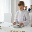 bileciki merci personalizowane podziekowania dla gosci komunia swieta chlopiec w albie x6