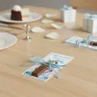 bileciki merci personalizowane podziekowania dla gosci komunia swieta chlopiec w albie x6