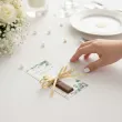 bileciki merci personalizowane podziekowania dla gosci komunia swieta eukaliptus z hostia x6