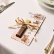 bileciki merci personalizowane podziekowania dla gosci na chrzest swiety bezowy mis x6