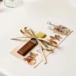 bileciki merci personalizowane podziekowania dla gosci na chrzest swiety bezowy mis x6