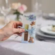bileciki merci personalizowane podziekowania dla gosci na chrzest swiety chlopca niebieski mis