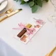 bileciki merci personalizowane podziekowania dla gosci na chrzest swiety dziewczynki rozowy mis