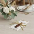 bileciki merci podziekowania dla gosci pierwsza komunia swieta boho ze wstazka ihs 6x14 cm x5