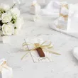 bileciki merci podziekowania dla gosci pierwsza komunia swieta gold line ihs 6x14 cm x5