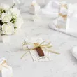 bileciki merci podziekowania dla gosci pierwsza komunia swieta gold line ihs 6x14 cm x5