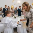 bileciki merci podziekowania dla gosci pierwsza komunia swieta mietowa geometria x5