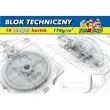 blok techniczny classic a4 bialy flamingo 10 kart
