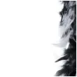 boa deluxe bialo czarne funnyfashion 200 cm 45 g