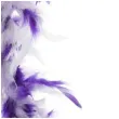 boa deluxe bialo fioletowy funnyfashion 200 cm 45 g
