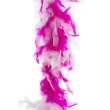 boa deluxe bialo rozowy funnyfashion 200 cm 45 g