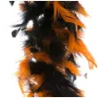 boa deluxe czarno pomaranczowy funnyfashion 200 cm 45 g