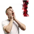 boa deluxe czerwono czarne funnyfashion 200 cm 45 g