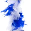 boa deluxe niebiesko biale funnyfashion 200 cm 45 g