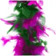 boa deluxe zielono fioletowy funnyfashion 200 cm 45 g