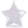 bombka do dekorowania gwiazdka plastikowa arpex 8 cm