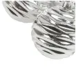 bombki blyszczace fale srebrne czakos 8 cm 12 szt