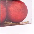 bombki czerwony brokat 6 cm arpex 8 szt