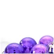 bombki disco fioletowe arpex 3 cm 9 szt