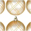 bombki elegant plastikowe zlote jasne guirca 6 cm 6 szt