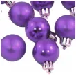 bombki nietlukace fioletowe arpex 3 cm 12 szt