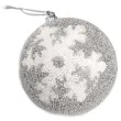 bombki styropianowa srebrny platek 2 szt