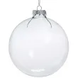 bombki szklane bezbarwne 4 cm 12 szt