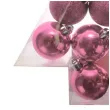 bombki zestaw mix rozowe arpex 3 5 cm 12 szt