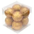 bombki zloty brokat arpex 6 cm 8 szt