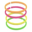 bransoletki disco neonowe mix 4 szt