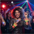 bransoletki disco neonowe mix 4 szt