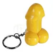 brelok do kluczy penisek zolty