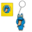 brelok drukowany lanosacz nosacz sundajski jak bubu niebieski