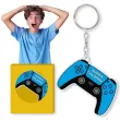 brelok drukowany super chlopak pad ps5 niebieski