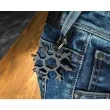 brelok sniezynka multi tool 18w1 czarny gadgetmaster