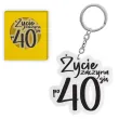 brelok zycie zaczyna sie po 40 czarny