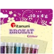 brokat sypki classic zestaw laserowy mix titanum 4 g 10 szt