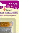brokat sypki metaliczny mix titanum 2 g 5 szt