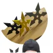 bron gwiazdki ninja shuriken czarny 2 szt