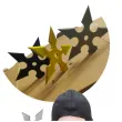 bron gwiazdki ninja shuriken srebrny 2 szt