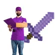 bron minecraft diamentowy miecz z enchantem disguise 50 cm