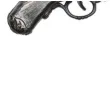 bron pistolet pirata srebrny smiffys 25 cm