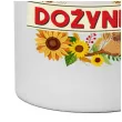 ceramiczny kubek na dozynki gminne sloneczniki dekoracja dla starosty swieto plonow 330 ml