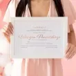 certyfikat bride to be rozowy zloty partypal 1 szt