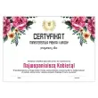 certyfikat foto najwspanialsza kobieta antyrama a4