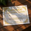certyfikat zasluzony emeryt 21x30 cm