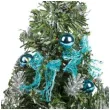 choinka classic mini ozdobiona turkusowa akces 25 cm